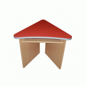 Children table "Petal" with a shelf, height group №1